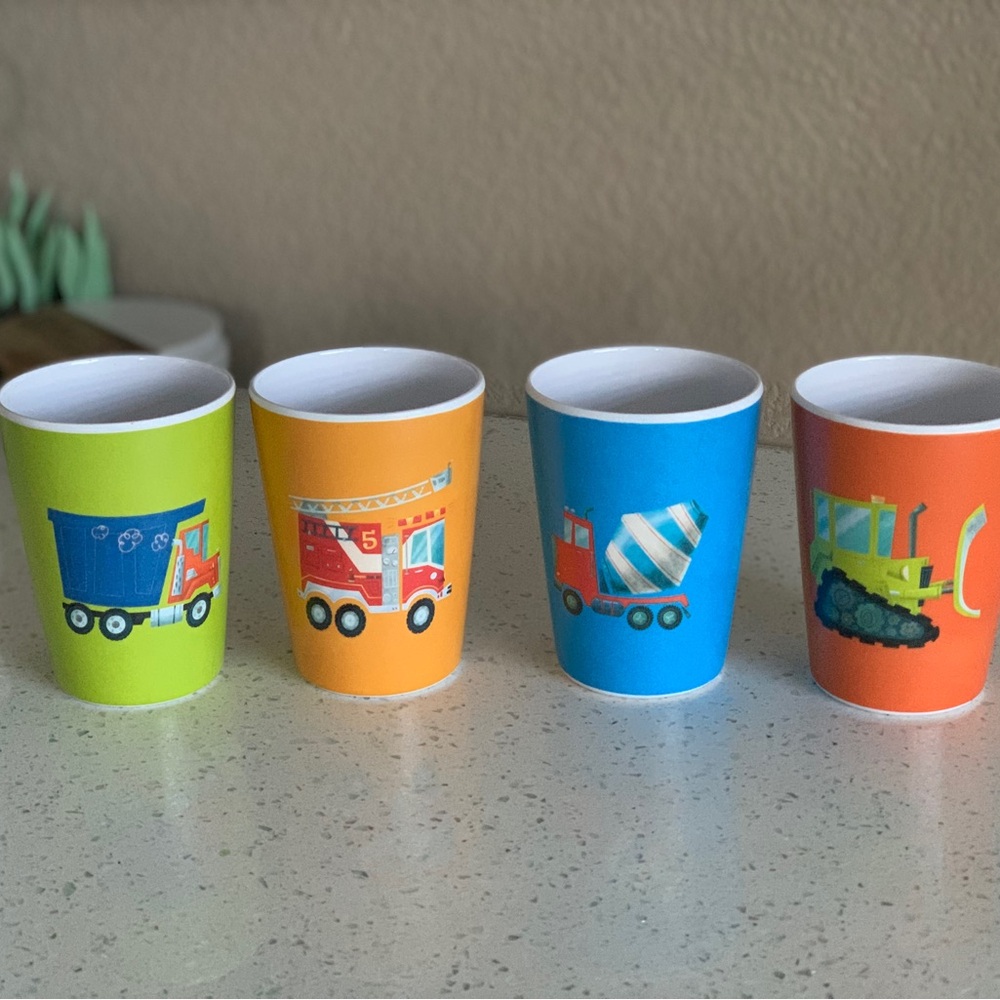 Colorful Toddler Crocodile Creek Cups Set